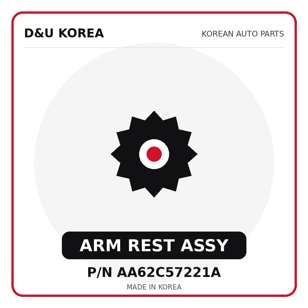 Genuine Mobis ARM REST ASSY AA62C57221A for Korean vehicles | D&U Korea