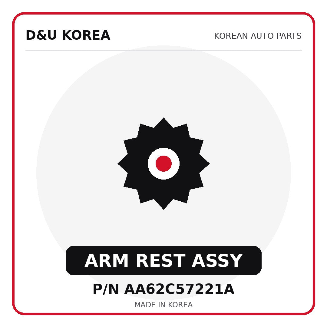 Genuine Mobis ARM REST ASSY AA62C57221A for Korean vehicles | D&U Korea