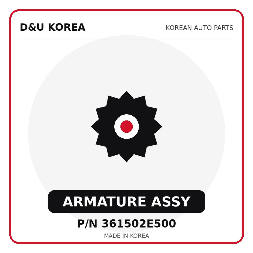 Genuine Mobis ARMATURE ASSY 361502E500 for Korean vehicles | D&U Korea