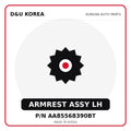 Genuine Mobis ARMREST ASSY LH AA85568390BT for Korean vehicles | D&U Korea