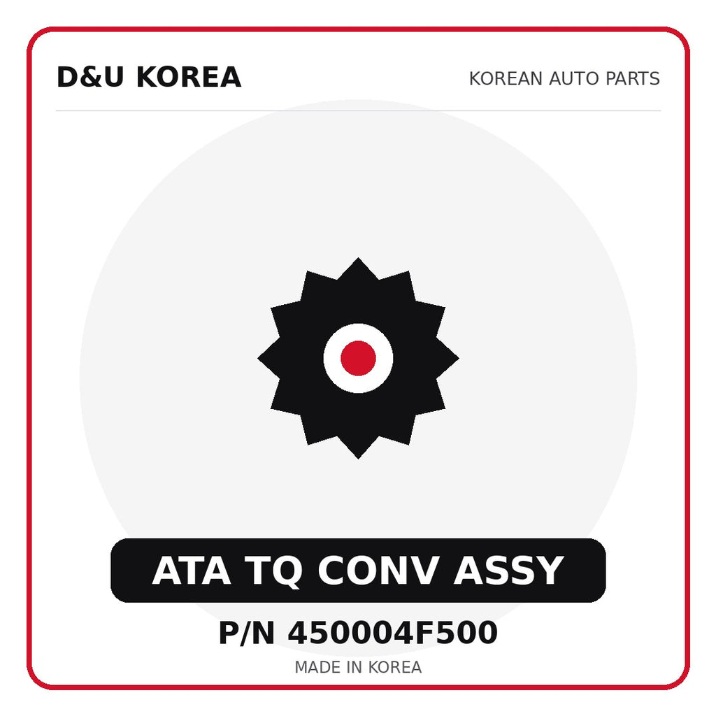 Genuine Mobis ATA TQ CONV ASSY 450004F500 - Korean auto parts from D&U Korea