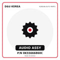 Genuine Mobis AUDIO ASSY 0K55666860C for Korean vehicles | D&U Korea