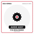 Genuine Mobis AUDIO ASSY 0K5LC66860 for Korean vehicles | D&U Korea