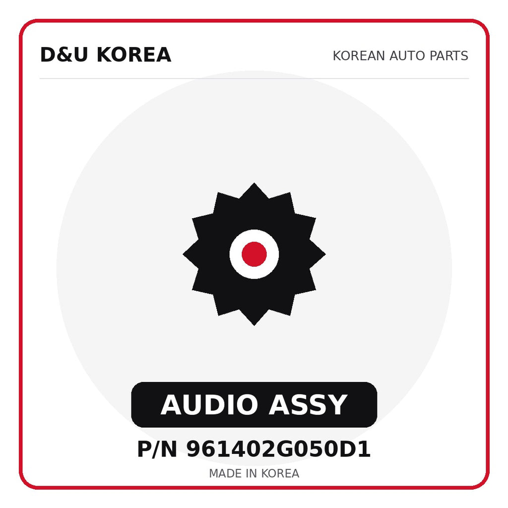 Genuine Mobis AUDIO ASSY 961402G050D1 for Korean vehicles | D&U Korea