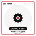 Genuine Mobis AUDIO ASSY 961501Q000 for Korean vehicles | D&U Korea
