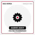 Genuine Mobis AUDIO ASSY 961701R060SDH for Korean vehicles | D&U Korea