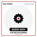 Genuine Mobis AUDIO ASSY 96170C10004X for Korean vehicles | D&U Korea