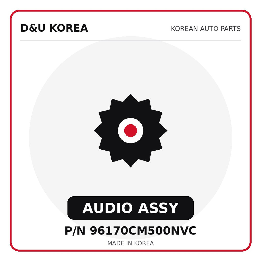 Genuine Mobis AUDIO ASSY 96170CM500NVC for Korean vehicles | D&U Korea