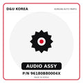 Genuine Mobis AUDIO ASSY 96180B80004X for Korean vehicles | D&U Korea