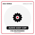 Genuine Mobis AUDIO ASSY CDP 0K2FE66860 for Korean vehicles | D&U Korea