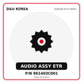 Genuine Mobis AUDIO ASSY ETR 961403C001 for Korean vehicles | D&U Korea