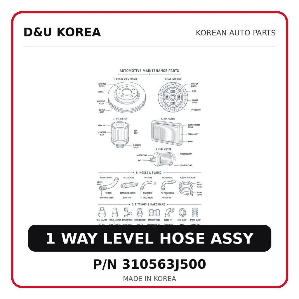 1 WAY LEVEL & HOSE ASSY