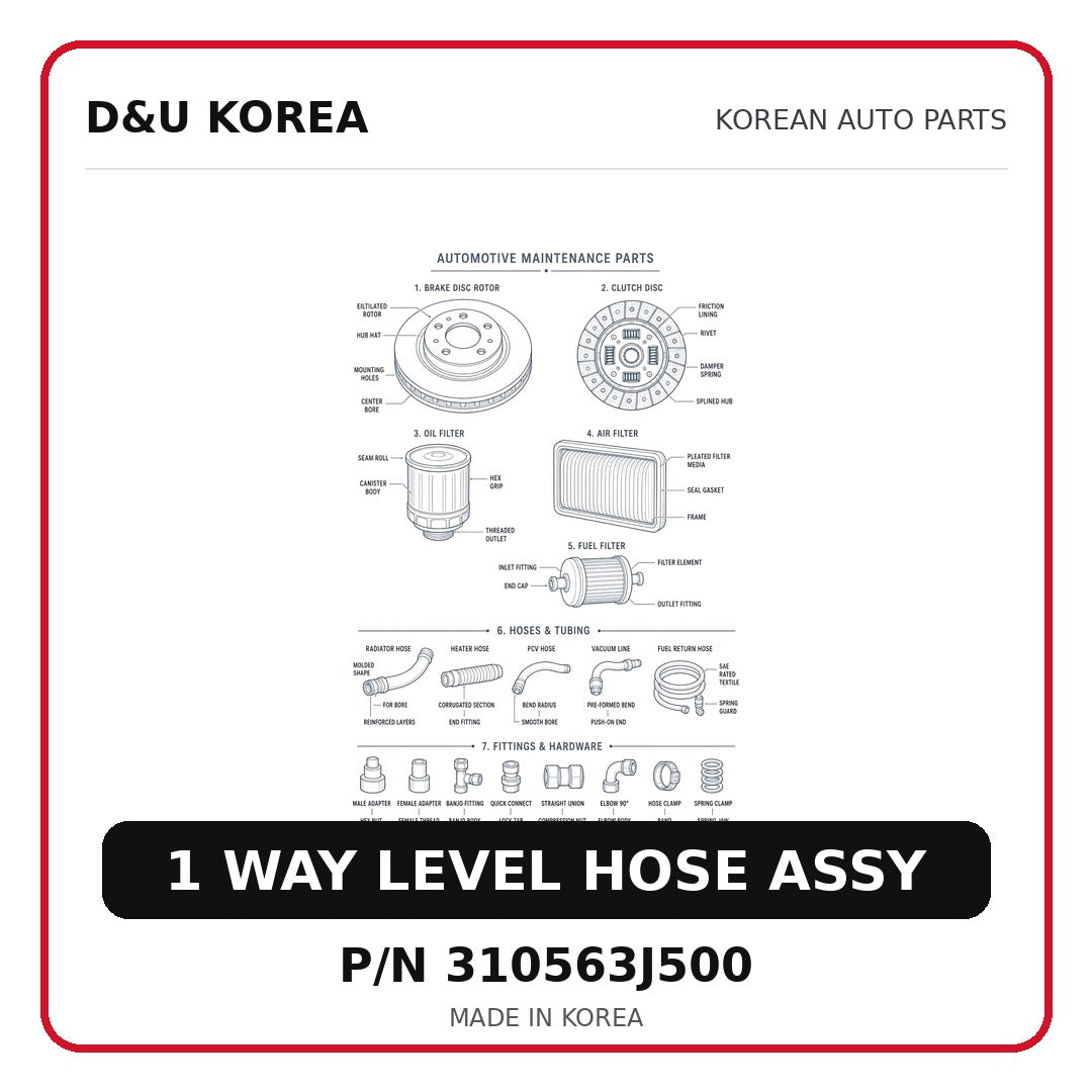 1 WAY LEVEL & HOSE ASSY