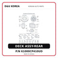 DECK ASSY-REAR