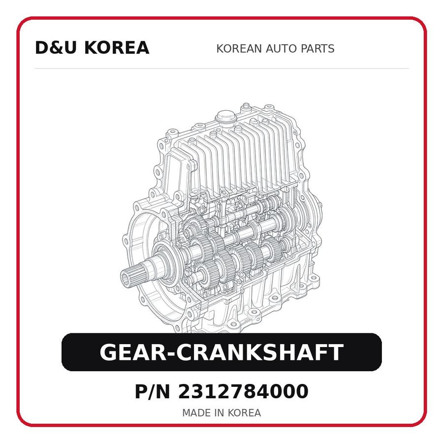 GEAR-CRANKSHAFT