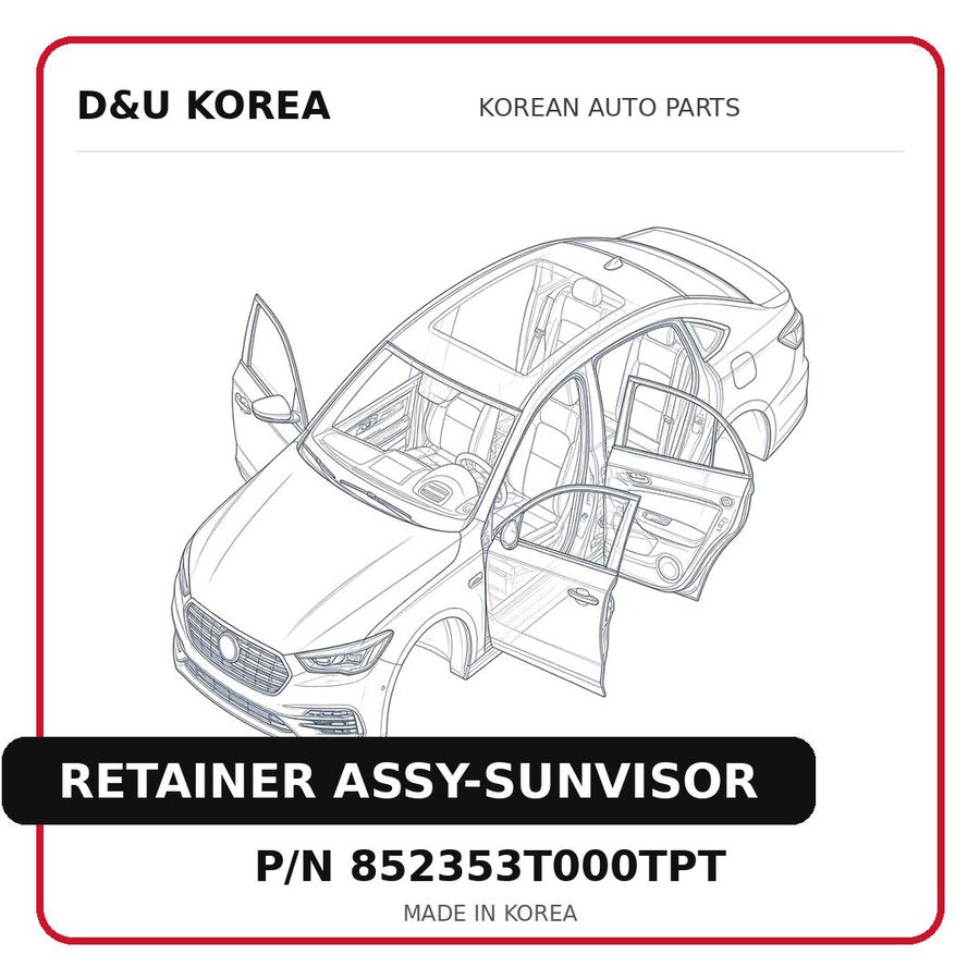 RETAINER ASSY-SUNVISOR