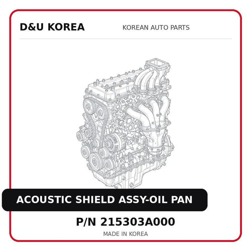 ACOUSTIC SHIELD ASSY-OIL PAN