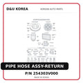 PIPE HOSE ASSY-RETURN