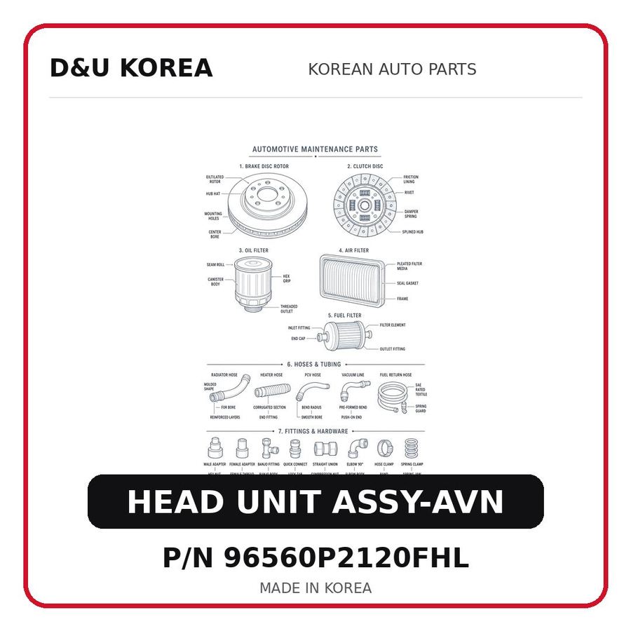 HEAD UNIT ASSY-AVN
