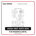 HEAD UNIT ASSY-AVN