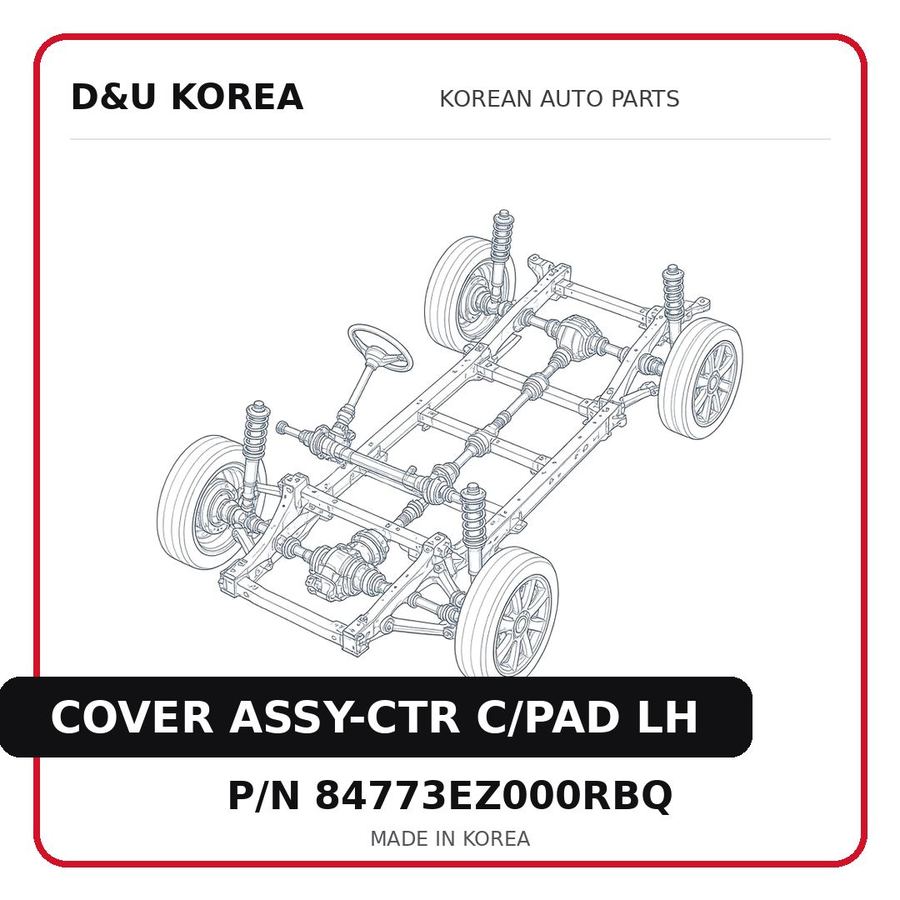 COVER ASSY-CTR C/PAD LH