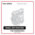RING SET-PISTON