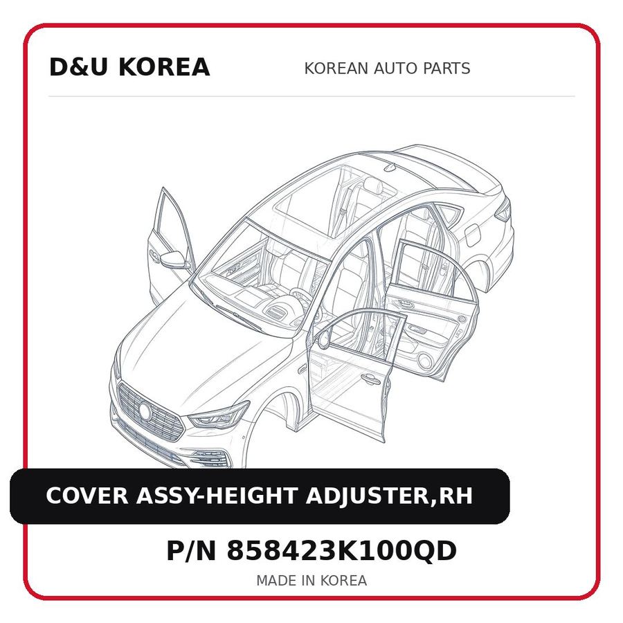 COVER ASSY-HEIGHT ADJUSTER,RH
