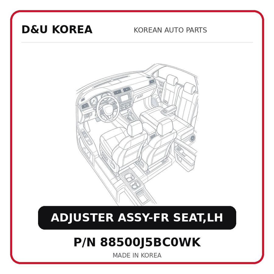 ADJUSTER ASSY-FR SEAT,LH