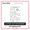 CLUSTER ASSY-INSTRUMENT
