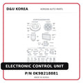 ELECTRONIC CONTROL UNIT