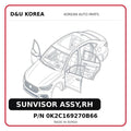 SUNVISOR ASSY,RH