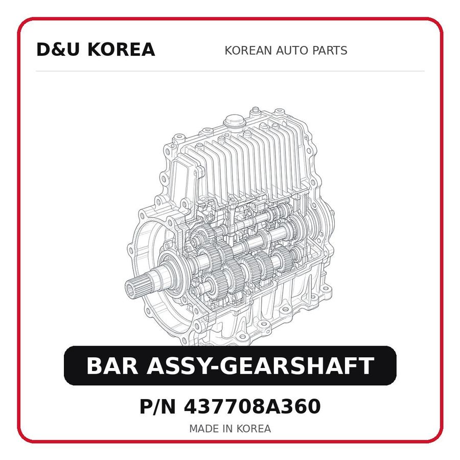 BAR ASSY-GEARSHAFT