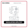 INSULATOR-UPR,FRT