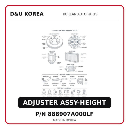 ADJUSTER ASSY-HEIGHT