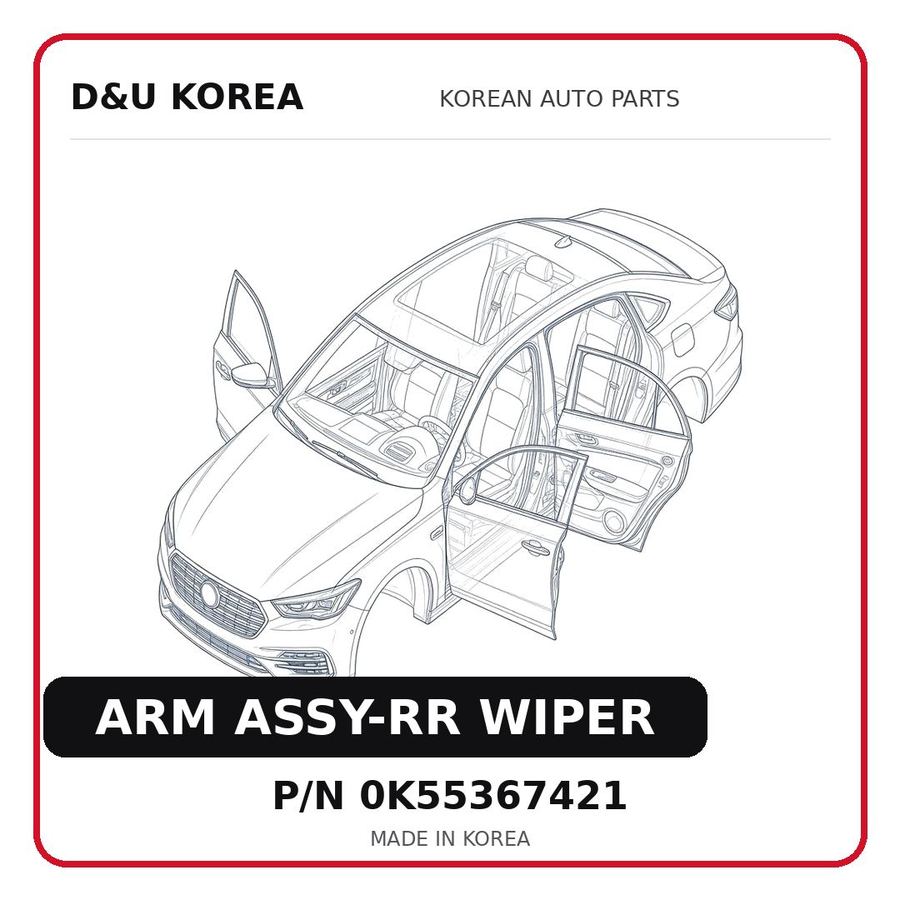 ARM ASSY-RR WIPER