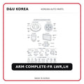 ARM COMPLETE-FR LWR,LH