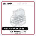GEAR-CRANKSHAFT