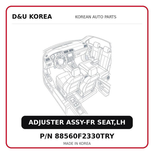 ADJUSTER ASSY-FR SEAT,LH