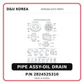 PIPE ASSY-OIL DRAIN