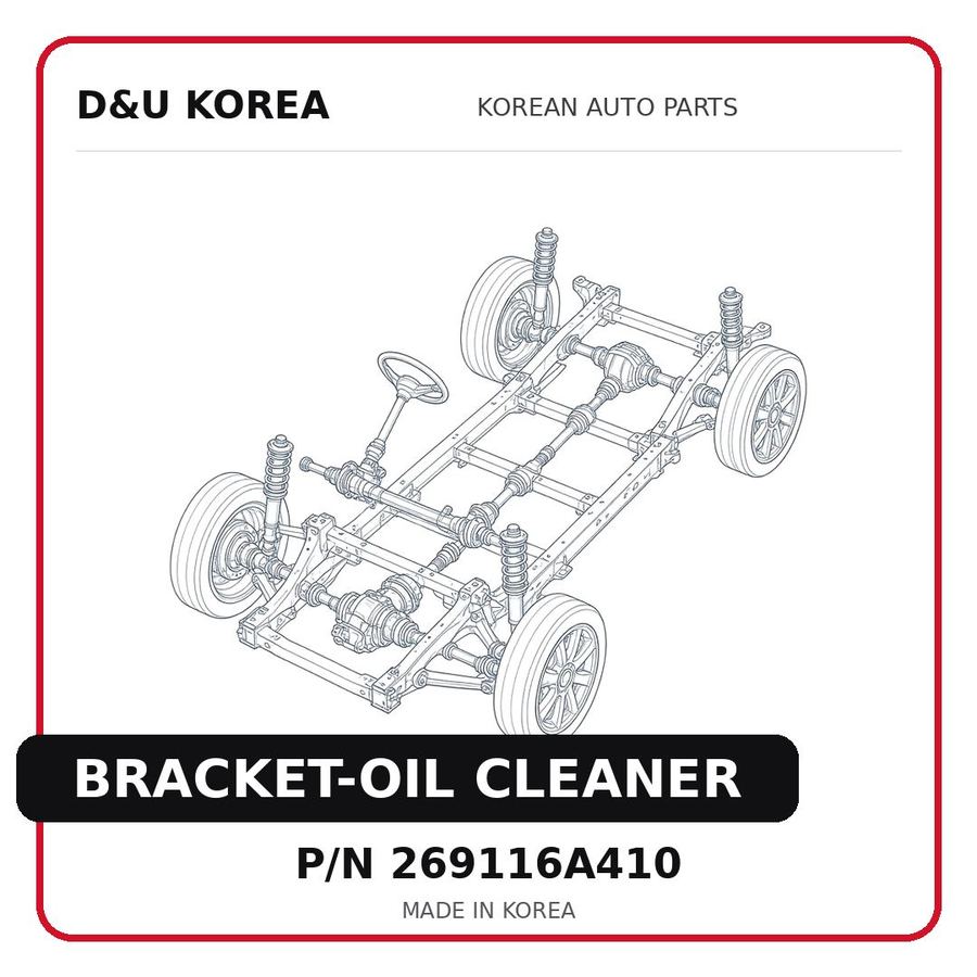 BRACKET-OIL CLEANER