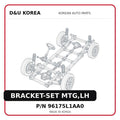 BRACKET-SET MTG,LH