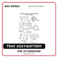 TRAY ASSY-BATTERY