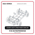COVER ASSY-C/PAD MAIN SIDE,RH