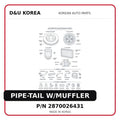 PIPE-TAIL W/MUFFLER