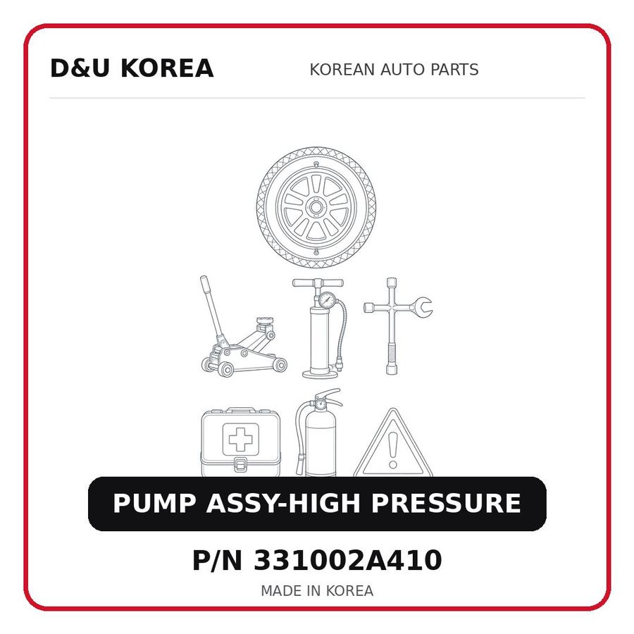PUMP ASSY-HIGH PRESSURE