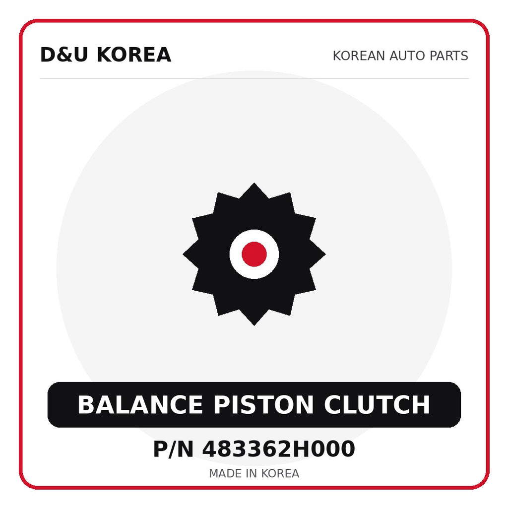 Genuine Mobis BALANCE PISTON CLUTCH 483362H000 - Korean auto parts from D&U Korea