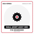 Genuine Mobis BALL JOINT ASSY INR 5654002000 for Korean vehicles | D&U Korea