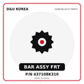 Genuine Mobis BAR ASSY FRT 437108K310 - Korean auto parts from D&U Korea