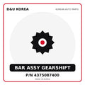 Genuine Mobis BAR ASSY GEARSHIFT 4375087400 - Korean auto parts from D&U Korea