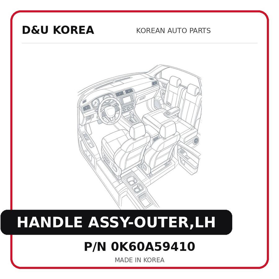 HANDLE ASSY-OUTER,LH